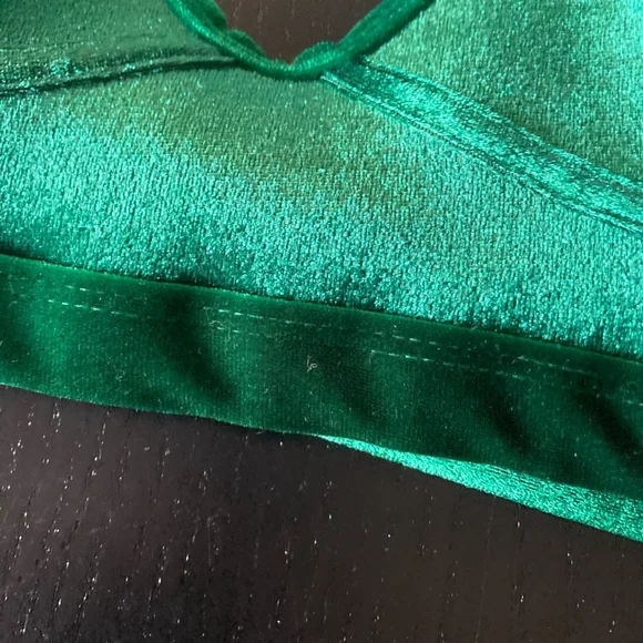 Women's HOAKA SWIMWEAR Bra Top Size S Green - Picture 15 of 16